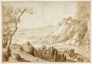 Rijnlandschap door Willem van Nieuwlandt II