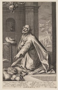 Zacheüs, uit Zondaars van het Oude en Nieuwe Testament door Willem van Swanenburgh
