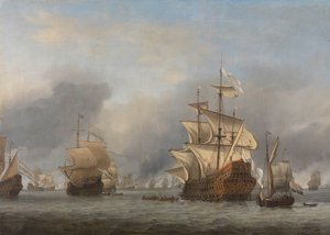 De verovering van het Engelse admiraalsschip de 