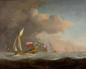 Onbekend schilderij door Willem van de Velde