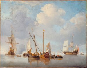 Na W. v. d. Velde de Jonge, Een windstilte