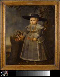 Portret van een kleine jongen door Willem van der Vliet (ca. 1584 1642)