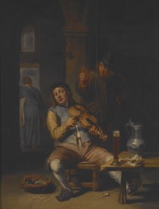 De feestvierders door Willem van the Elder Herp