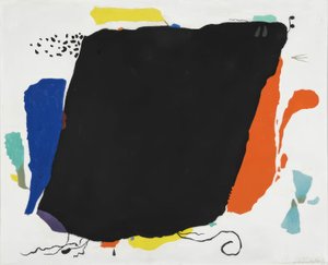 Zwart spook door Willi Baumeister