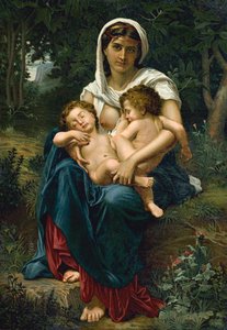 Liefdadigheid door William Adolphe (after) Bouguereau