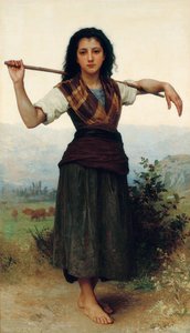 Het Kleine Herderinnetje door William-Adolphe Bouguereau