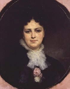 Portret van Miss Addison Head of San Francisco