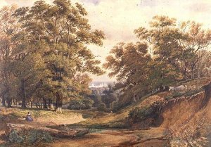 Een Scène in Bagley Wood bij Oxford