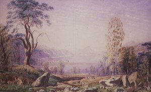 Loch Garry, Invernesshire, Herfst 1856