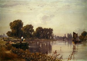 Landschap met rivier