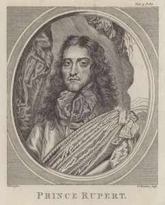 Prins Rupert van de Rijn, Duitse soldaat die vocht aan de royalistische kant in de Engelse Burgeroorlog door William (after) Dobson