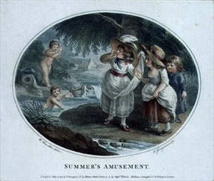 Zomeramusement, gegraveerd en uitgegeven door Thomas Gaugain door William (after) Hamilton