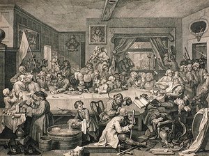 Een verkiezingsfeest, uit 