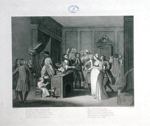Gerechtigheid triomfeert, gegraveerd door Thomas Cook (1744-1818) door William (after) Hogarth