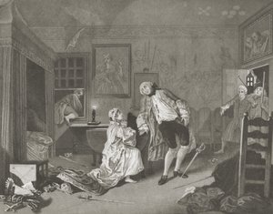 Marriage a la Mode door William (after) Hogarth