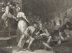 Het hol van de dieven door William (after) Hogarth