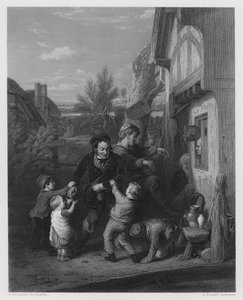 Kermistijd, van het schilderij in de Vernon Gallery