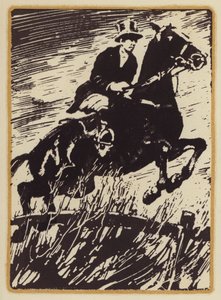 Illustratie voor Herinneringen van een vossenjager door Siegfried Sassoon door William (after) Nicholson