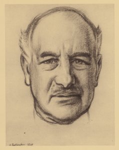 Portret van Rt Hon Lord Melchett van Landford door William (after) Rothenstein