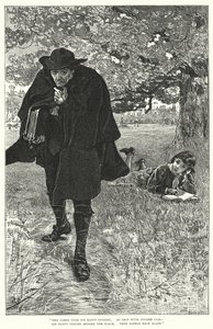 De droom van Eugene Aram (gravure)