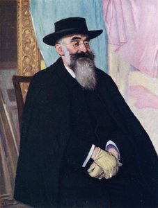 Portret van Lucien Pissarro door William (after) Strang