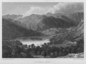 Great Rydal Lake door William (after) Westall