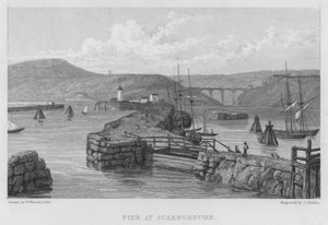 Pier in Scarborough (gravure)