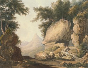 De Hermitage in Kurrungalle in Ceylon, naar een tekening van Kapitein Charles Auber van de Afdeling Generale Staf, gegraveerd door R.G. Reeve, gepubliceerd door Smith, Elder and Company door William (after) Westall