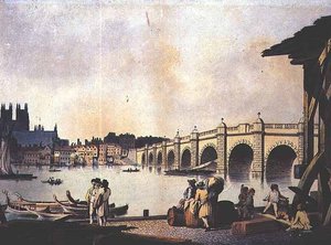 Westminster Brug door William (attr. to) Marlow