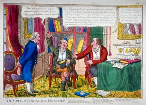 Humbug of heraldieke eerbewijzen, ca. 1790 door William Abraham