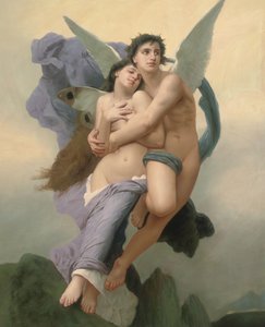 De Ontvoering van Psyche door William Adolphe Bouguereau
