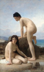 De Baadsters, 1884 door William Adolphe Bouguereau