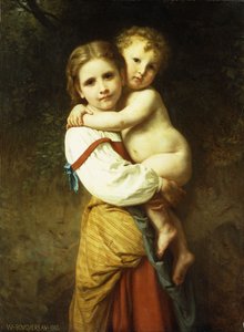 De grote zus door William Adolphe Bouguereau