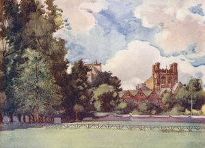 Christchurch Meadows, de modieuze plek toen "Tom Brown" en "Verdant Green" studenten waren door William Ainsworth Wildman