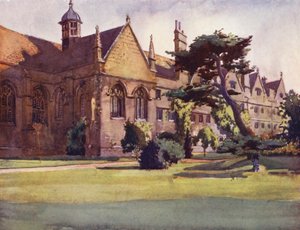 Wadham College tuinfront