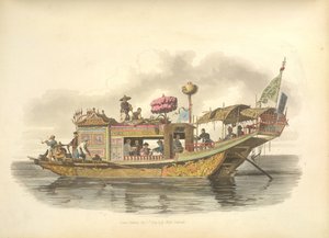 De reisboot van een mandarijn