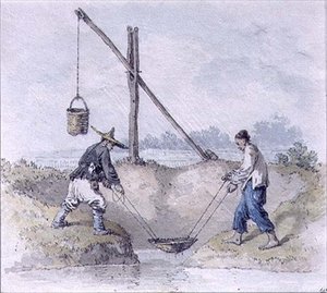 Chinese Arbeiders die Water Verzamelden door William Alexander
