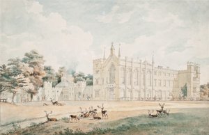 Uitzicht vanuit het zuidwesten, Cassiobury, Hertfordshire