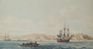 Uitzicht op de stad Ten-Tchoo-foo