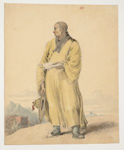 WD 961 f.53, Portret van een Lama, of Bonze door William Alexander