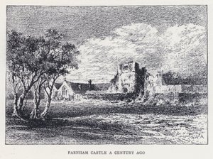 Farnham Castle een eeuw geleden