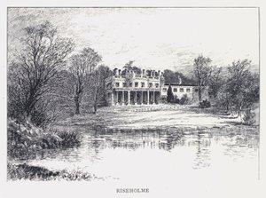 Riseholme (gravure) door William Alexander Ansted