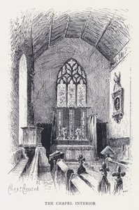 Het Kapelinterieur door William Alexander Ansted