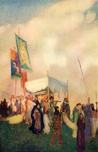 Een optocht, 1919 door William Andrew Pogany