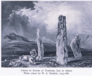 Steencirkel bij Turmore, eiland Arran