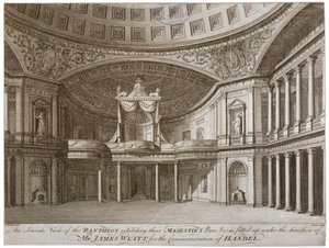 Interieur van het Pantheon, Oxford Street, Westminster, Londen door William Angus