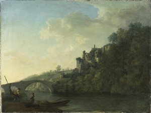 Lismore Castle vanuit het westen door William Ashford