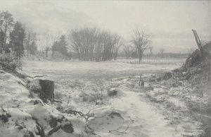 Ongenaamd Winterlandschap, ca. 1900