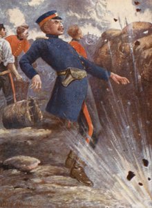 Illustratie voor het leven van generaal Gordon (kleurenlitho)