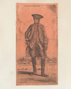 Portret van adjudant Daniel Brown